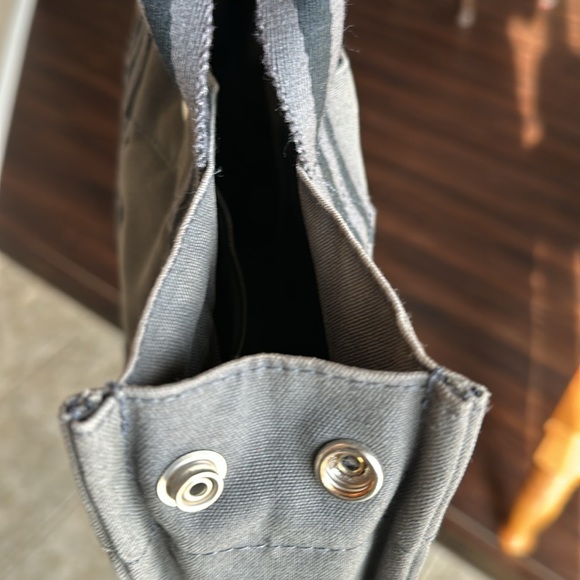 Authentic Hermes vintage HERLINE canvas small tote - Picture 7 of 9